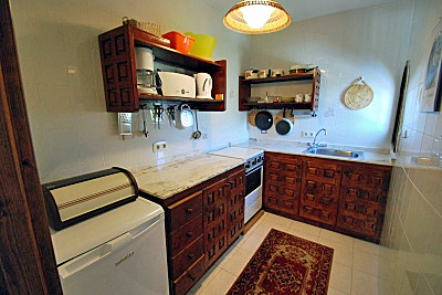 Kochen in FeWo-Poolterrasse