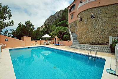 Poolblick auf Monte Toix